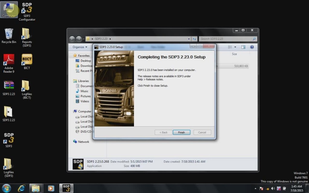 Scania SDP3 VCI2 V2.23 software 5 1024x640 - How to install and activate Scania VCI2 SDP3 V.23 software - How to install and activate Scania VCI2 SDP3 V.23 software