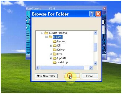 browse for folder 4 - How to add tokens for KESS V2 V2.13 FM4.036 ECU tuning kit -
