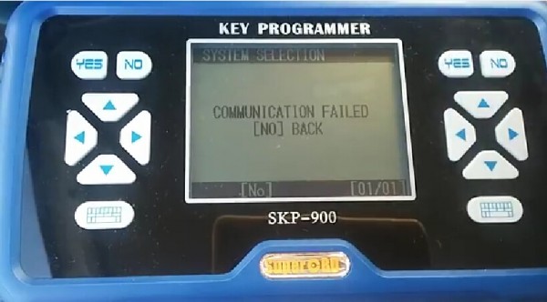 SKP900 key programmer 600x332 - How to solve SKP900 key programmer “Communication failed” problem - How to solve SKP900 key programmer “Communication failed” problem