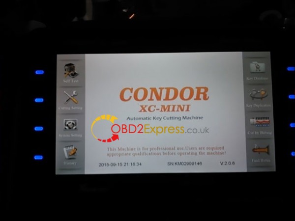 condor xc Mini menu 5 600x450 - Xhorse Condor XC-MINI key cutting machine Review - Xhorse Condor XC-MINI key cutting machine Review