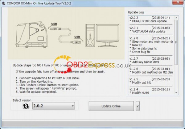 condor xc Mini update 1 600x417 - Xhorse Condor XC-MINI key cutting machine Review - Xhorse Condor XC-MINI key cutting machine Review