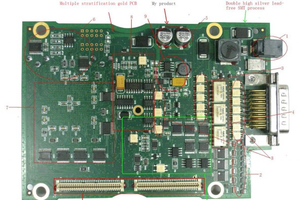 gm mdi multiple diagnostic interface pcb board 3 - Cheap GM MDI (Multiple Diagnostic Interface) with Original Chip -