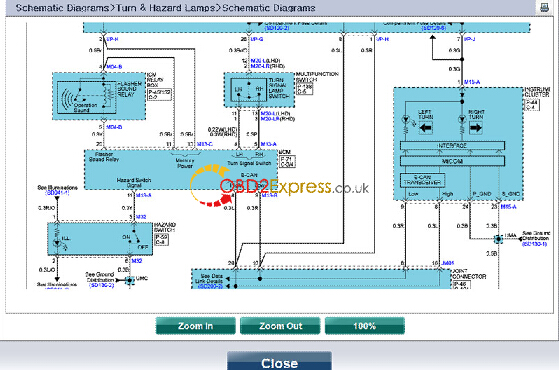 wiring diagram - Solution for Hyundai ix35 indicator lights on driver’s side all time is on -