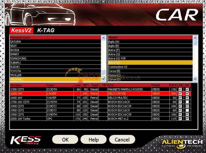 KESS V2 OBD2 FW4 036 Manager Tuning Kit 101 - KESS ECU Tuning V2 2.12, 2.13 FW 4.036 Report and Review -