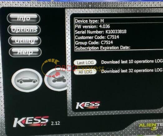 KessV2 manager KIT FW4 036 - KESS ECU Tuning V2 2.12, 2.13 FW 4.036 Report and Review -