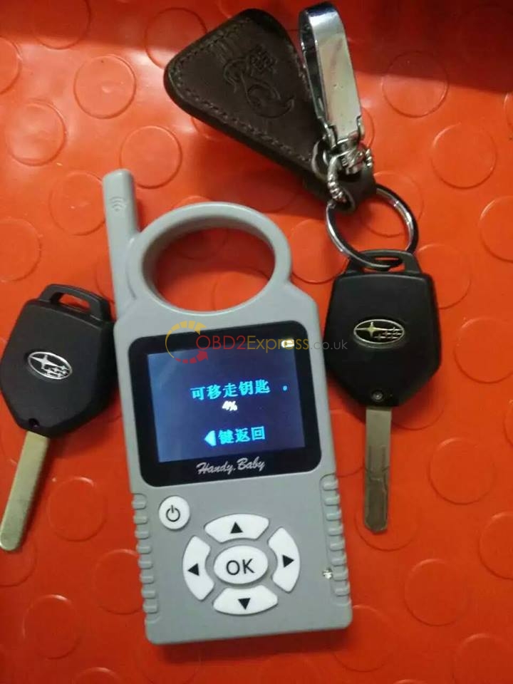 Handy baby car key copy SUBARU - Handy Baby CAR Key Copy V4.2, what can work on? -