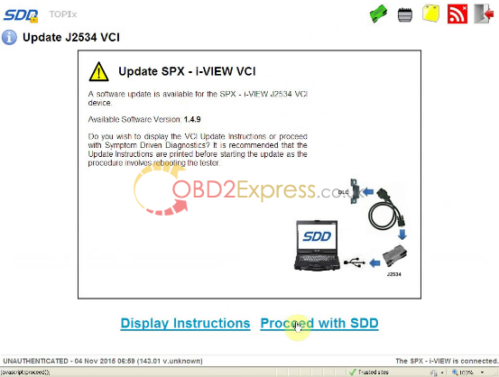 JLR SDD V143 for VXDIAG VCX NANO-7