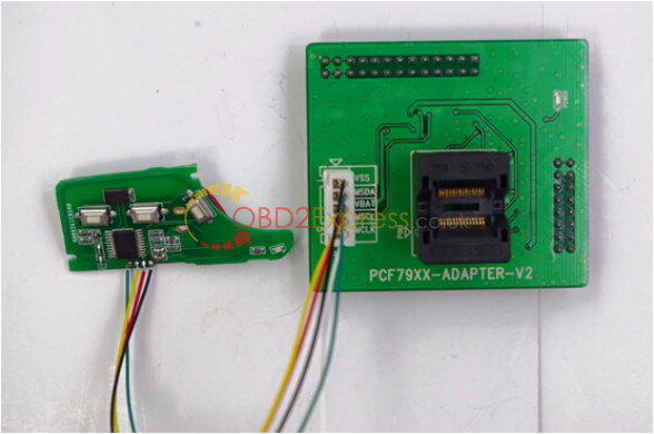 PCF79xx ADAPTER V12 for VVDI PROG 1 - How to use PCF79xx-ADAPTER-V12 for VVDI PROG 4.1.2 -