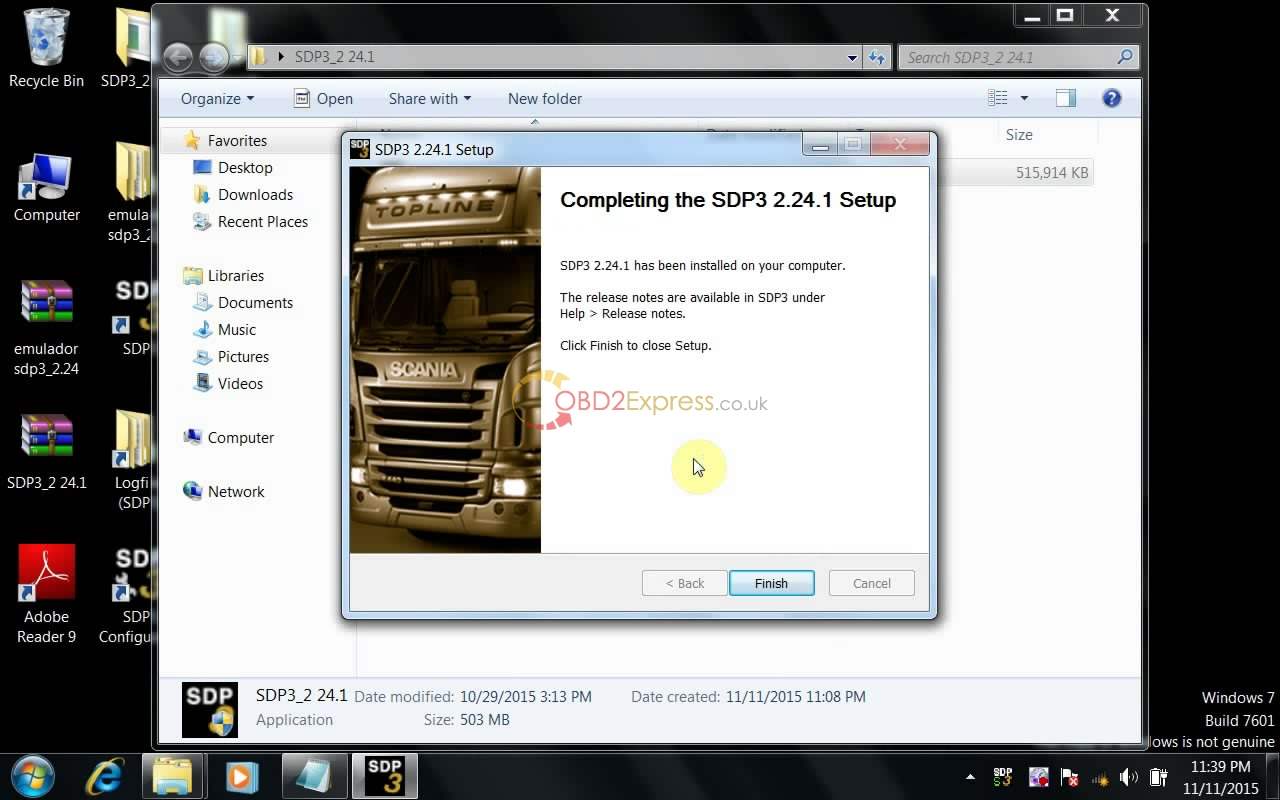 SCANIA VCI 2.24 1 - Install SDP3 V2.24 for VCI 2 VCI 3 on Win 7 -