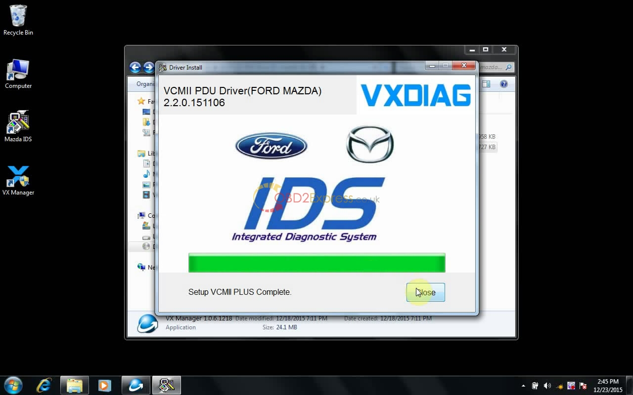 instal MAZDA IDS 98 7 - How to install MAZDA IDS V98 on Win7/ XP -