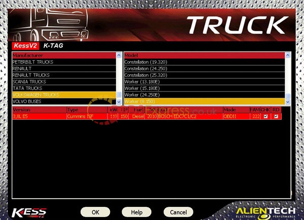 truck kess v2 firmware manager tuning kit master des 2 - Kess V2 master for truck, where to get? -