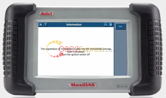 Autel MaxiDAS DS708 7 - How to Replace PCM for 2005 Honda Pilot Using Autel DS708 -