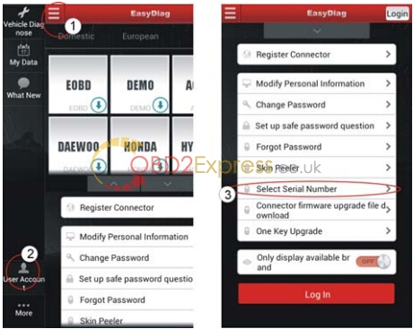 how to use Lauch EasyDiag OBDII 14 - How to log in, register, pay for Launch EasyDiag software -