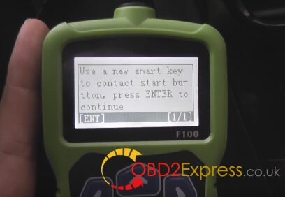 obdstar f100 Mazda CX 5 key programming 20 - Mazda CX-5 add smart key lost by OBDSTAR F100 key programmer -