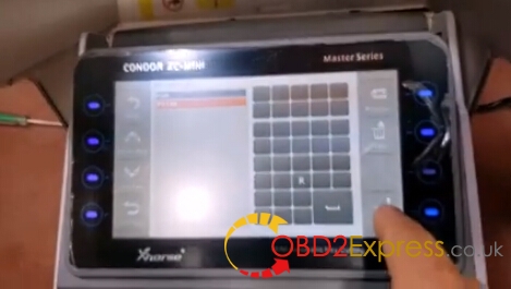 Condor XC MINI Cutting Machine 4 - Steps on Ford key with Condor XC-MINI Cutting Machine -