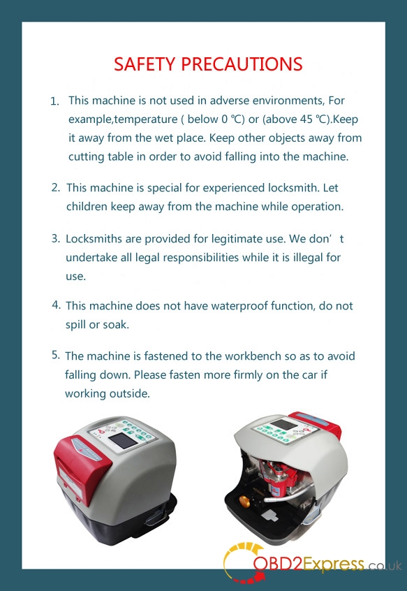 V8X6 key cutting machine 1 - v8/x6 key cutting machine user manual free download -