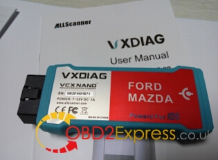 vxdiag vcx nano mazda ford ids 100 - Ford Mazda IDS v100 Test OK on WiFi VXDIAG NANO and VCM II clone -