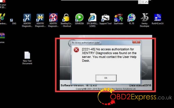 Xentry 2221 45 No access authorization 1 600x374 - How to solve Xentry [2221-45] No access authorization - How to solve Xentry [2221-45] No access authorization