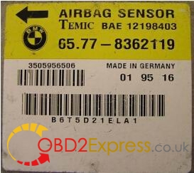 bmw airbag bae 1 - How to reset BMW airbag with Carprog v8.21 v9.31 - bmw-airbag-bae-1