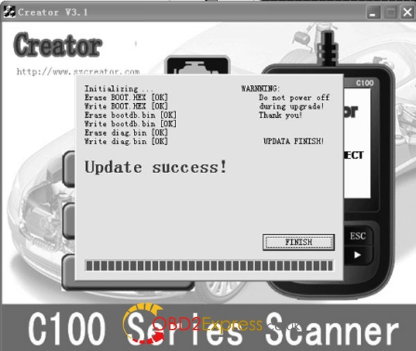 creator products software update 10 600x507 - How To Update Creator C500 BMW Honda OBDII EOBD Diagnostic Scan Tool? - How To Update Creator C500 BMW Honda OBDII EOBD Diagnostic Scan Tool?