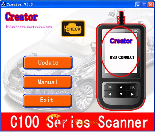 creator products software update 6 600x511 - How To Update Creator C500 BMW Honda OBDII EOBD Diagnostic Scan Tool? - How To Update Creator C500 BMW Honda OBDII EOBD Diagnostic Scan Tool?