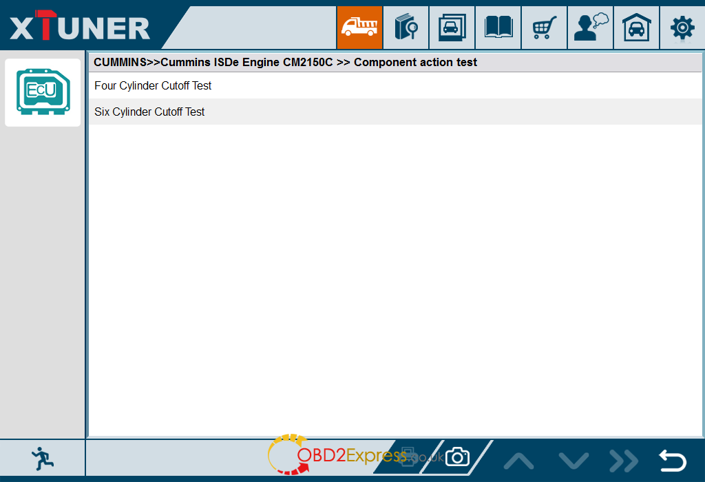 Xtuner T1 Cummins truck CM2150C maintenance oil reset