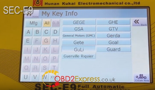 add key data to sec e9 11 - How To Add Key Data To SEC-E9 CNC Automatic Key Cutting Machine - add-key-data-to-sec-e9-11