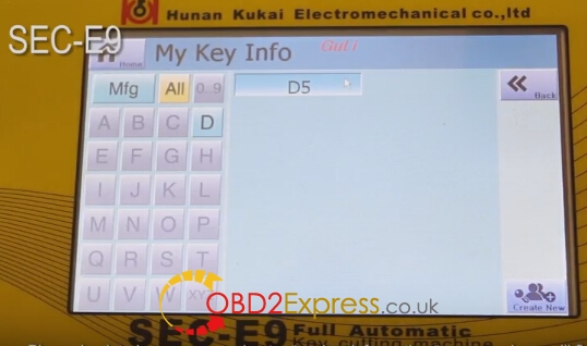 add key data to sec e9 12 - How To Add Key Data To SEC-E9 CNC Automatic Key Cutting Machine - add-key-data-to-sec-e9-12