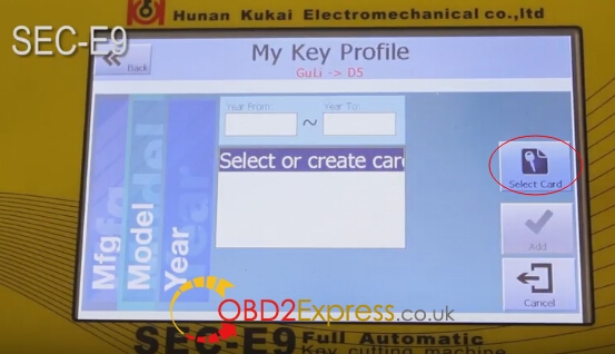 add key data to sec e9 7 - How To Add Key Data To SEC-E9 CNC Automatic Key Cutting Machine - add-key-data-to-sec-e9-7