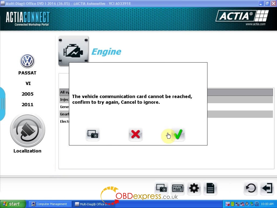Actia multi diag access software download