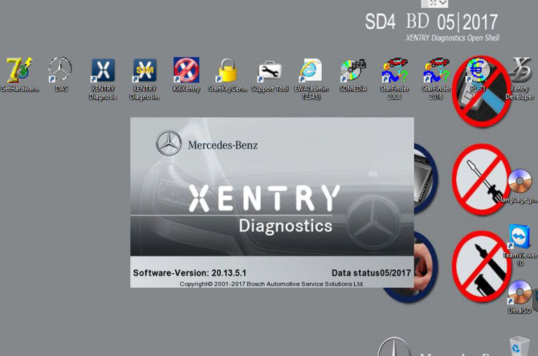 xentry no scn coding data found