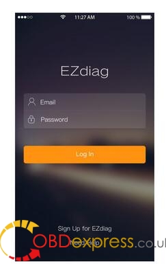 LAUNCH X431 ICARSCAN 9 - How to download and install the EZdiag APP And  ICarScan User registration and login - LAUNCH X431 ICARSCAN (9)