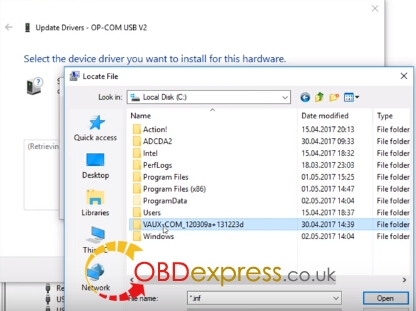 opcom windows 10 12 - VAUX-COM 120309a software driver on Windows 10 - opcom-windows-10 (12)