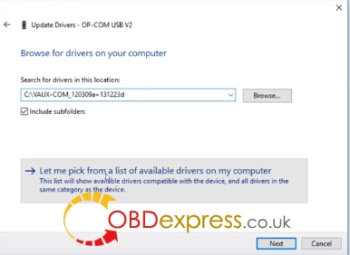 opcom windows 10 8 - VAUX-COM 120309a software driver on Windows 10 - opcom-windows-10 (8)
