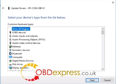 opcom windows 10 9 - VAUX-COM 120309a software driver on Windows 10 - opcom-windows-10 (9)