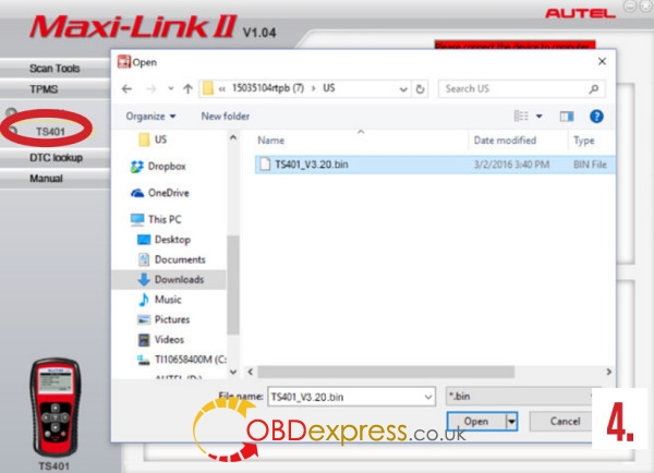 Updat autel ts401 tool 1 600x434 - Where To Download MaxiLinkII Software And How To Update - Where To Download MaxiLinkII Software And How To Update