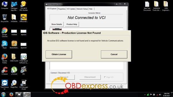 SOLVED VCM IDS 3 not VCI not license 2 600x337 - (Solved) VCM IDS 3: Not connected to VCI; License not found - (Solved) VCM IDS 3: Not connected to VCI; License not found