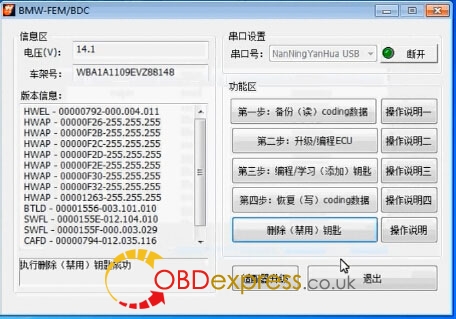 Yanhua bmw fem programmer add new key 27 - Which tool is best for OBD programming BMW FEM/BDC? -