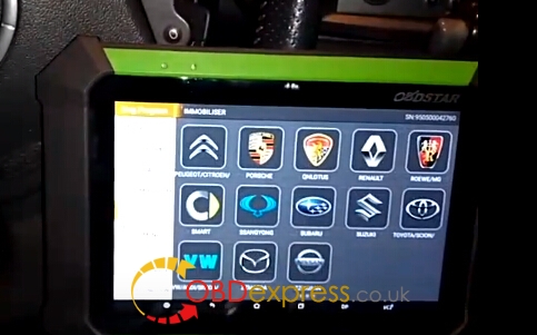 obdstar x300 dp renault senic5 2 - How To Read Renault Grand Senic Pin Code - obdstar-x300-dp-renault-senic5-2