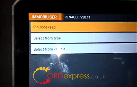 obdstar x300 dp renault senic5 3 - How To Read Renault Grand Senic Pin Code - obdstar-x300-dp-renault-senic5-3