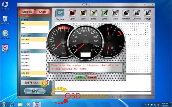 cg pro bmw dashboard 23 600x374 - How To Use CG Pro 9S12 Mileage Programmer - How To Use CG Pro 9S12 Mileage Programmer