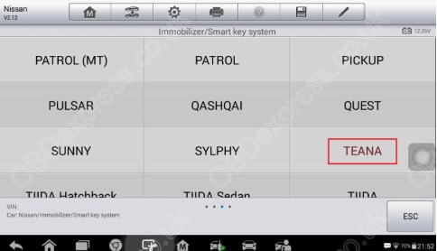 Auro OtoSys im100 Immobilizer Smart Nissan TEANA 51 - How to conduct Nissan TEANA 2014/8-2015/2 key learning with Auro OtoSys IM100 - Auro-OtoSys-im100-Immobilizer-Smart-Nissan-TEANA-5