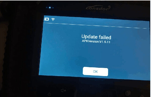 k518ise update fail - 9 Steps To Renew Lonsdor K518ISE Firmware Program - k518ise-update-fail