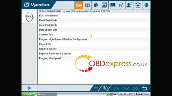 vpecker diagnose opel astra h 16 600x337 - How does Vpecker diagnose Opel Astra H ? - How does Vpecker diagnose Opel Astra H ?
