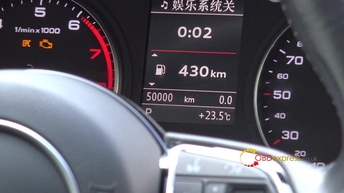 2014 Audi A3 MQB odometer Reset Odometer With X300 DP PLUS