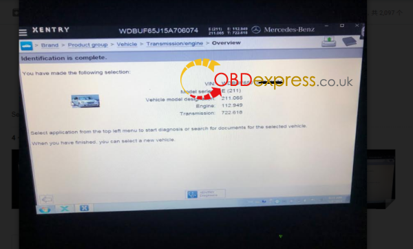 xentry v2019 3 connect manually successfully 04 600x362 - (Solved) DOIP Xentry V2019.3 not connect automatically Mercedes Benz E320 2005 - (Solved) DOIP Xentry V2019.3 not connect automatically Mercedes Benz E320 2005