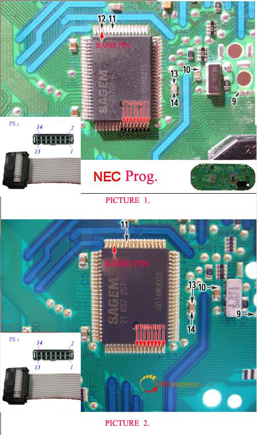 necpic - Can vvdi find pin code from Citroen xsara if key is not adapted? - necpic