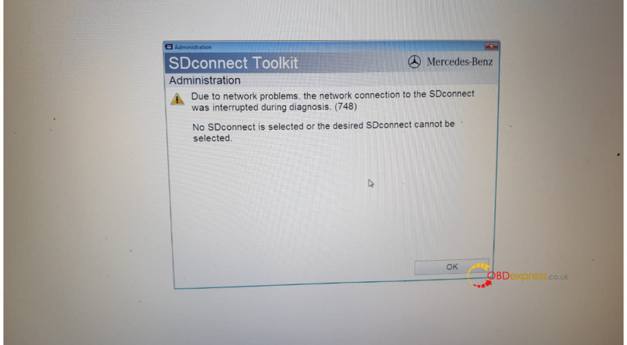 network connection to the sdconnect was interrupted 01 900x495 - (Fixed) SD C4 2019.9 error "the network connection to the SDconnect was interrupted" - (Fixed) SD C4 2019.9 error "the network connection to the SDconnect was interrupted"