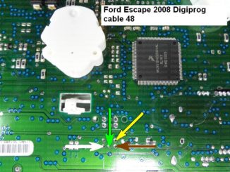 03 Digiprog3 2008 Ford Escape Mileage Programming