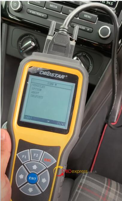 x300m mileage correction vw 1 - How to correct the mileage of VW with OBDSTAR 300M? - X300m Mileage Correction Vw 1